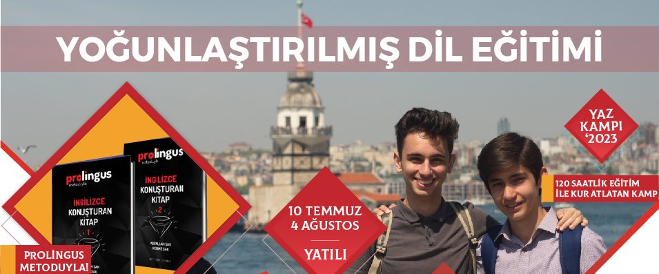 Mahiriz Yoğunlaştırılmış Dil Kampı: Dil Eğitimi, Tarih-Kültür, Gezi ve Sosyal Etkinlikler Merhaba! Mahiriz Yoğunlaştırılmış Dil Kampı'na hoş geldiniz. İstanbul'da Hüdayi vakfı tarafından düzenlenen bu kamp, 14-18 yaş arası erkek öğrenciler için harika bir deneyim sunmaktadır. Dil eğitimi, tarih-kültür, gezi ve sosyal etkinliklerle dolu bu kamp sayesinde dil becerilerinizi geliştirecek, yeni arkadaşlar edinecek ve unutulmaz anılar biriktireceksiniz. Kampımız 10 Temmuz-04 Ağustos tarihleri arasında yatılı olarak gerçekleşecektir. İngilizce ve Arapça derslerinin yanı sıra Değerler Eğitimi, Kişisel Gelişim Seminerleri ve Manevi Sohbetler gibi konular da programımızın bir parçasıdır. Eğitimlerimiz, uzman öğretmenler tarafından interaktif ve etkileşimli bir şekilde verilmektedir. Kamp boyunca İstanbul'un tarihi ve kültürel mirasını keşfetmek için çeşitli gezilere katılacaksınız. Hüdayi Camii, Süleymaniye Camii, Eyüp Sultan Camii, Çamlıca Camii, Ayasofya Camii gibi önemli camileri ziyaret edecek, Askeri Müzeler ve Rahmi Koç Müzesi gibi ilgi çekici mekanları keşfedeceksiniz. Ayrıca sosyal-sportif faaliyetlerle dolu bir programımız var. Hamam, havuz, laser tag, halı saha, masa tenisi ve takım oyunları gibi aktivitelerle eğlenceli vakit geçireceksiniz. Mahiriz Yoğunlaştırılmış Dil Kampı, hem dil becerilerinizi geliştirmeniz hem de keyifli bir yaz tatili geçirmeniz için mükemmel bir fırsat sunmaktadır. Başvurularımız hala devam etmektedir. Detaylı bilgi ve başvuru için lütfen bizimle iletişime geçin. Unutulmaz bir deneyim için sizi de aramızda görmekten mutluluk duyacağız!